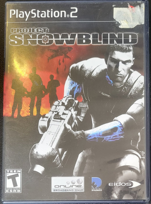 Project Snowblind - Sony PlayStation 2 PS2 (CIB) Pre-Owned Tested & Working Great Shape!
