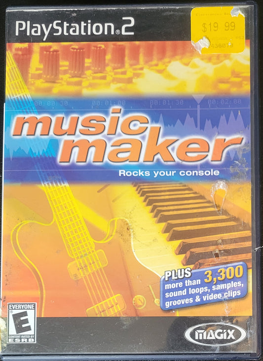Music Maker - Sony PlayStation 2 PS2 (CIB) Pre-Owned Tested & Working Great Shape!