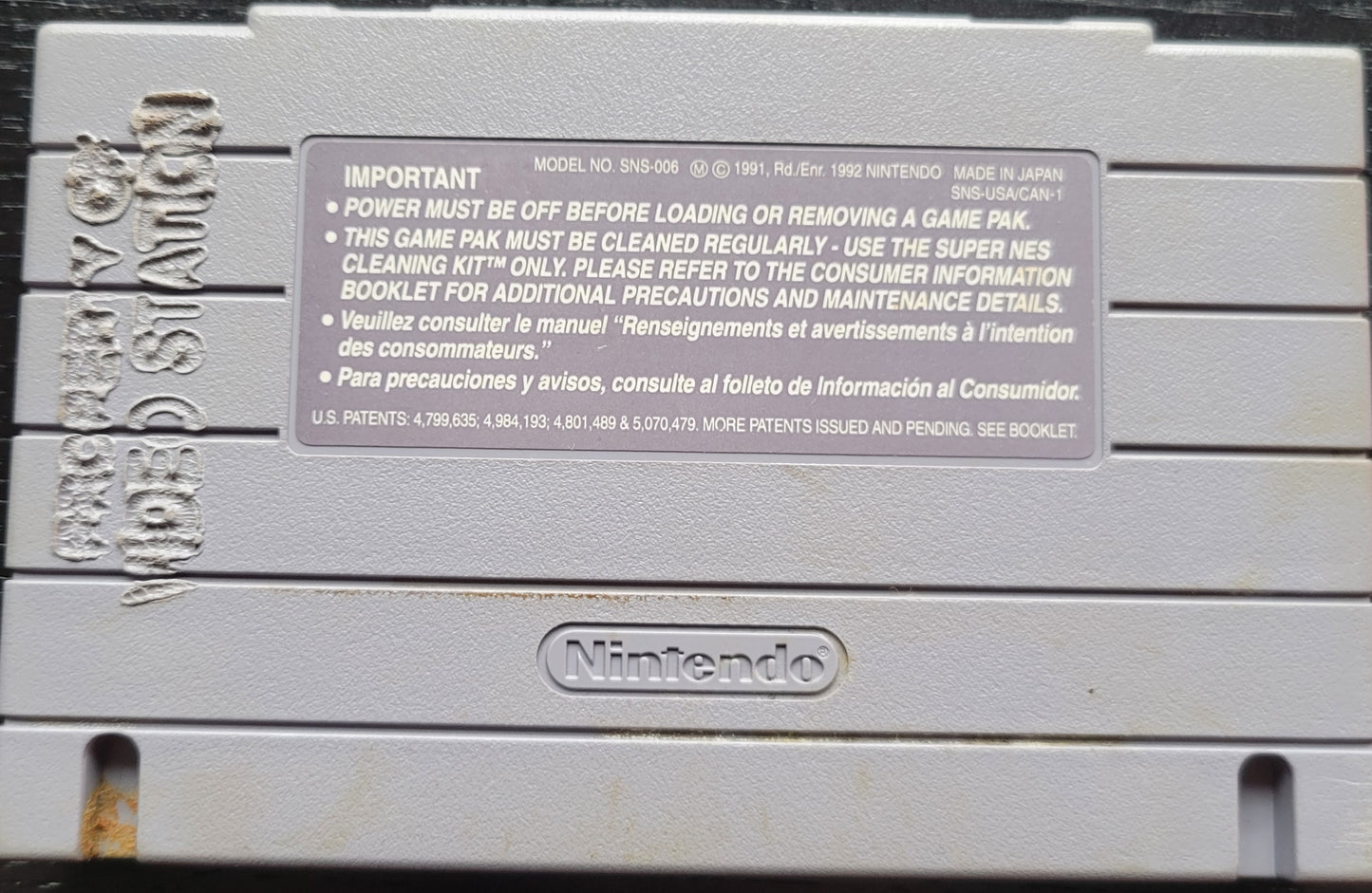 Authentic ROCKY RODENT - SNES - Super Nintendo Ent. System 1995 NTSC Cartridge + Protector MINT