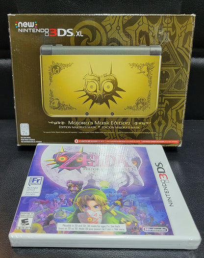 ZELDA Majora's Mask Edition 3DS XL FACTORY CIB Open Box Condition!