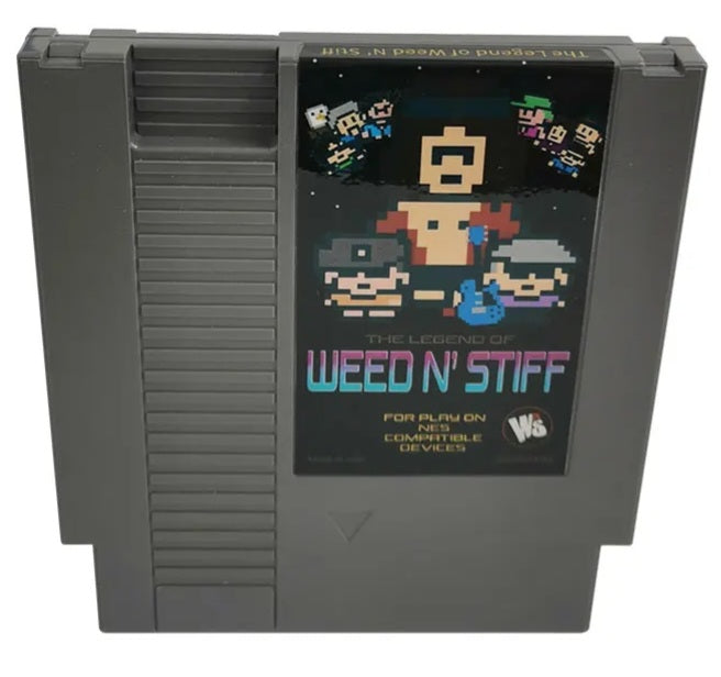 WEED N' STIFF - NES Nintendo Entertainment System 1983 72 Pin 8 Bit Video Game Cartridge