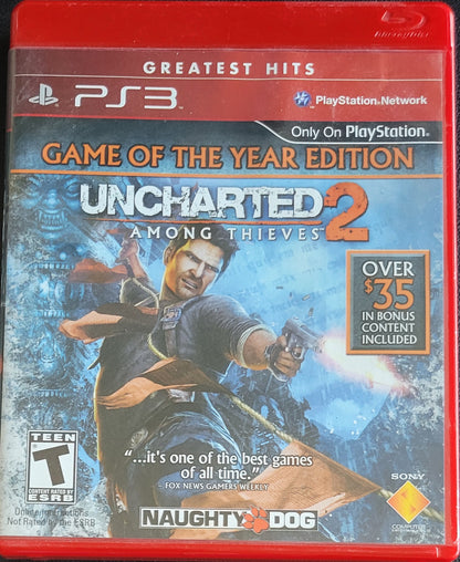 Uncharted 2: Among Thieves (CIB) – Game of the Year Edition – Sony PlayStation 3 PS3 – Clean Disc