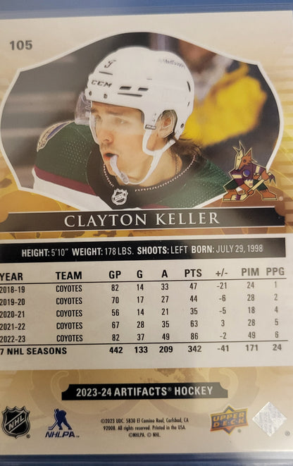 CLAYTON KELLER #'d 33/50 2023 - 24 UD Upper Deck Artifacts MINT