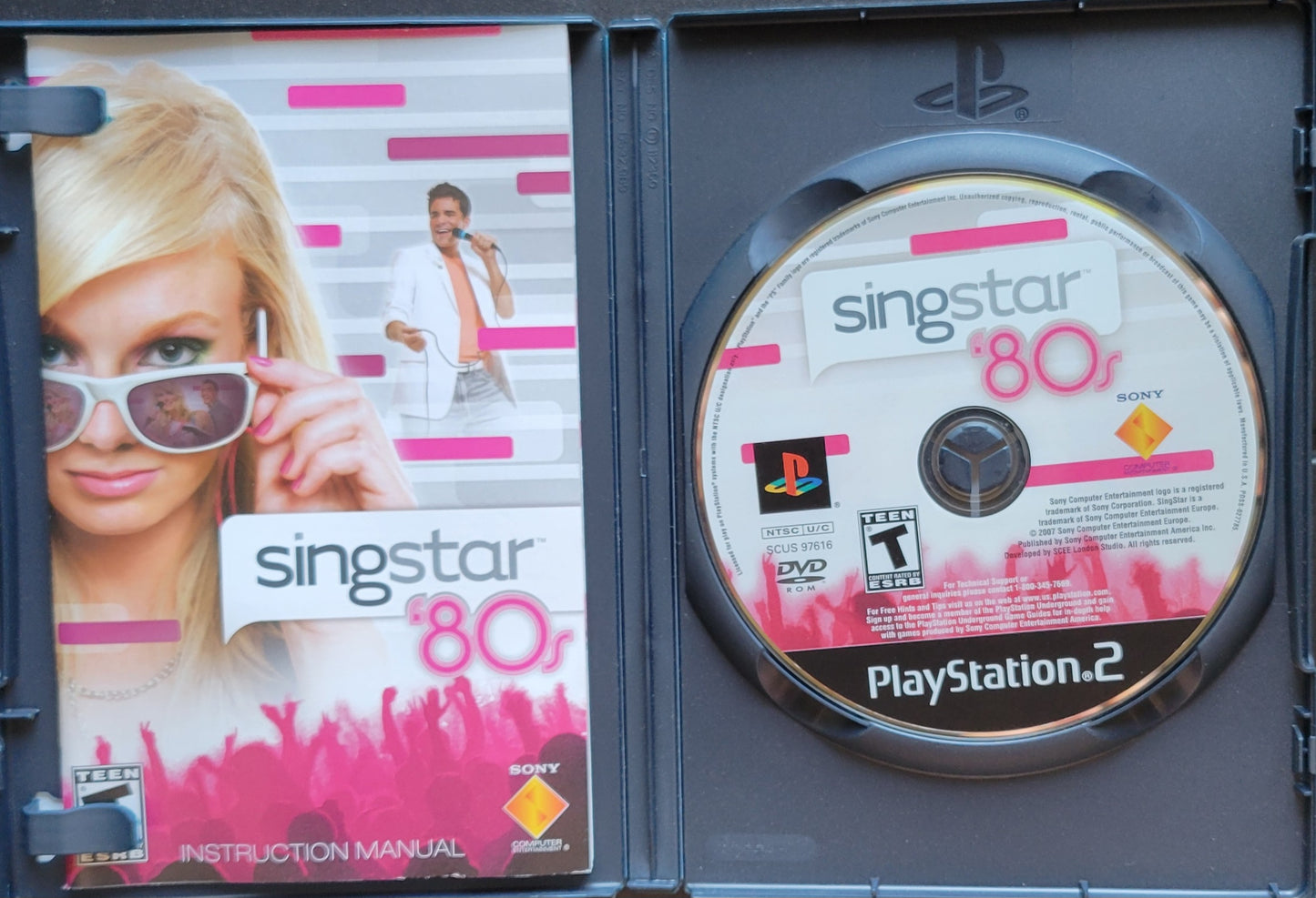 Low Production Singstar 80's - Sony PlayStation 2 PS2 CIB Pre-Owned Great Shape! Tested & Working