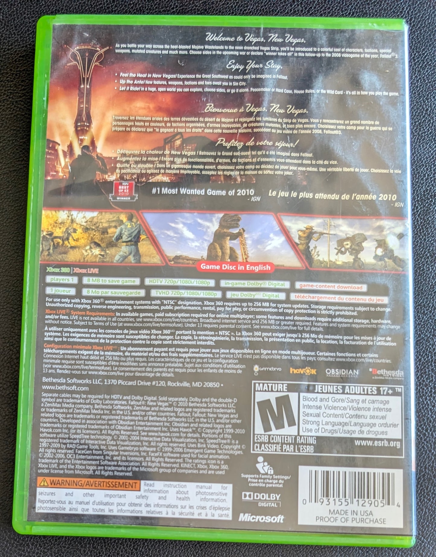 Fallout: New Vegas (2010) - CIB Xbox 360 | RE-Sealed