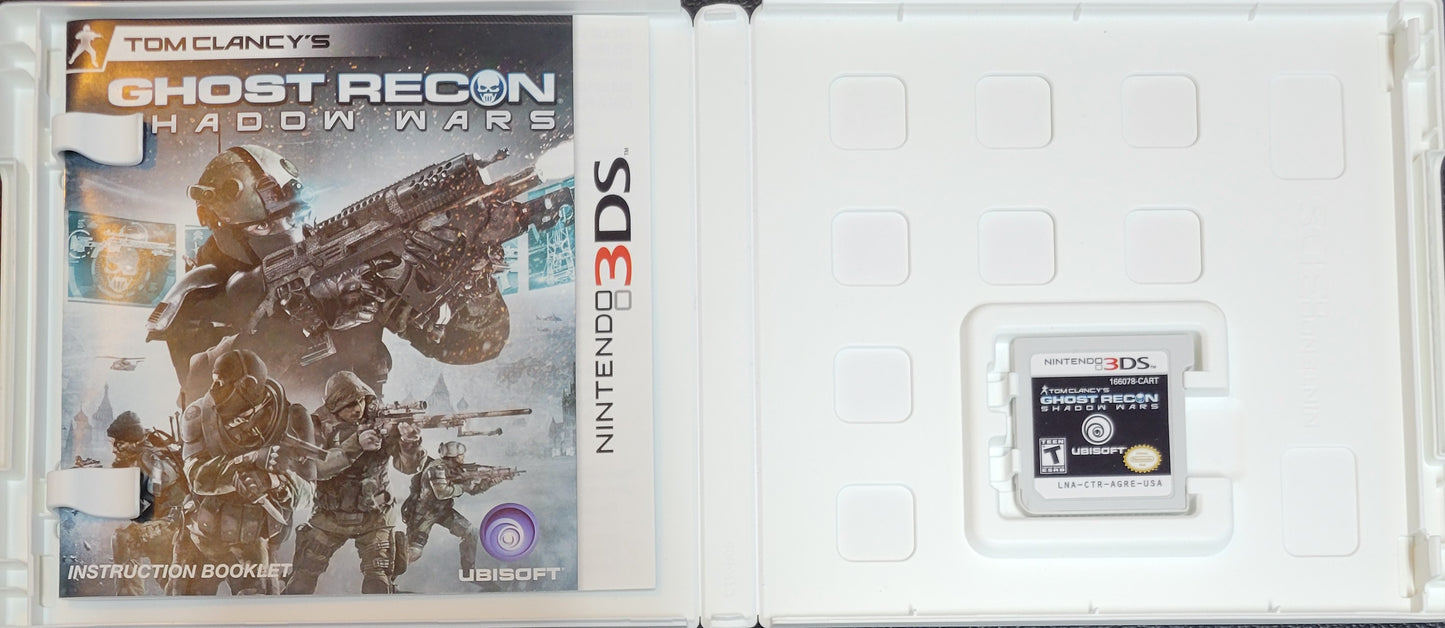 Ghost Recon: Shadow Wars - CIB Nintendo 3DS (2011) - Like New!