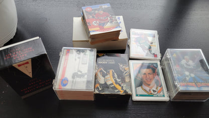 300 - 500 Assorted Hockey Cards Early 90's Upper Deck Pro Set Opee-Chee Cardart Pinnacle All Protected Since New Great Addition Collector's!