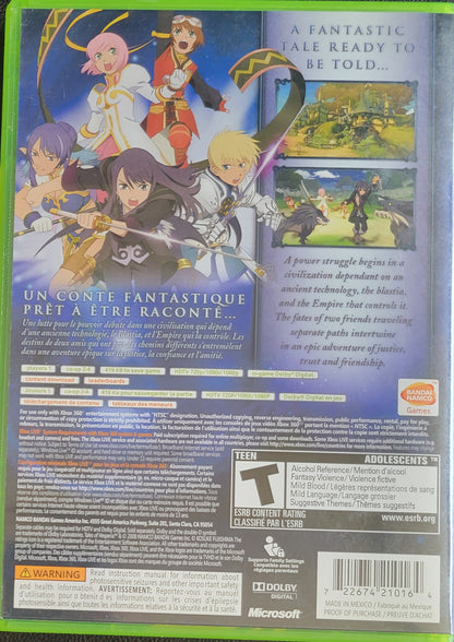 Tales Of Vasperia - (CIB) - Microsoft XBOX 360 - Pre-Owned Like New CLEAN DISC