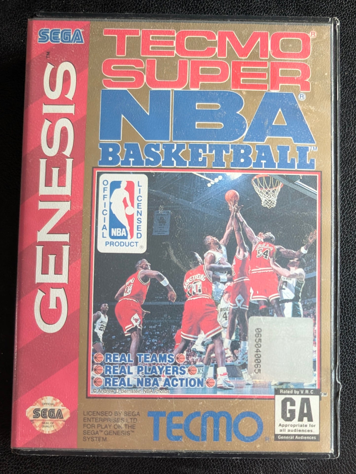 Tecmo Super NBA Basketball - CIB (Sega Genesis) | 1992 | Sports / Basketball