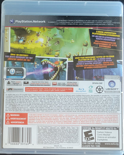 Rayman: Legends (CIB) – Sony PlayStation 3 PS3 – Clean Disc