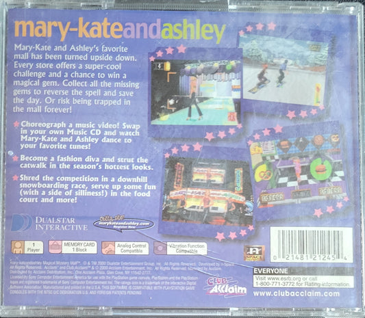 Mary-Kate &amp; Ashley Magical Mystery Mall – Sony PlayStation 1 PS1 CIB – Re-Sealed (2000)