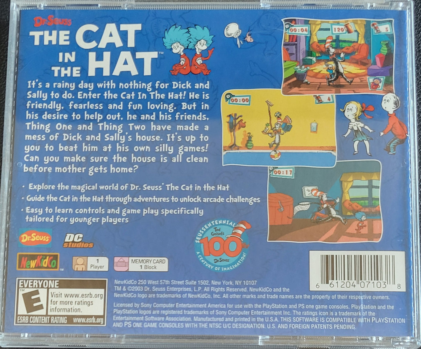 The Cat In The Hat – Sony PlayStation 1 PS1 (1995) – Complete in Box (CIB) – Re-Sealed