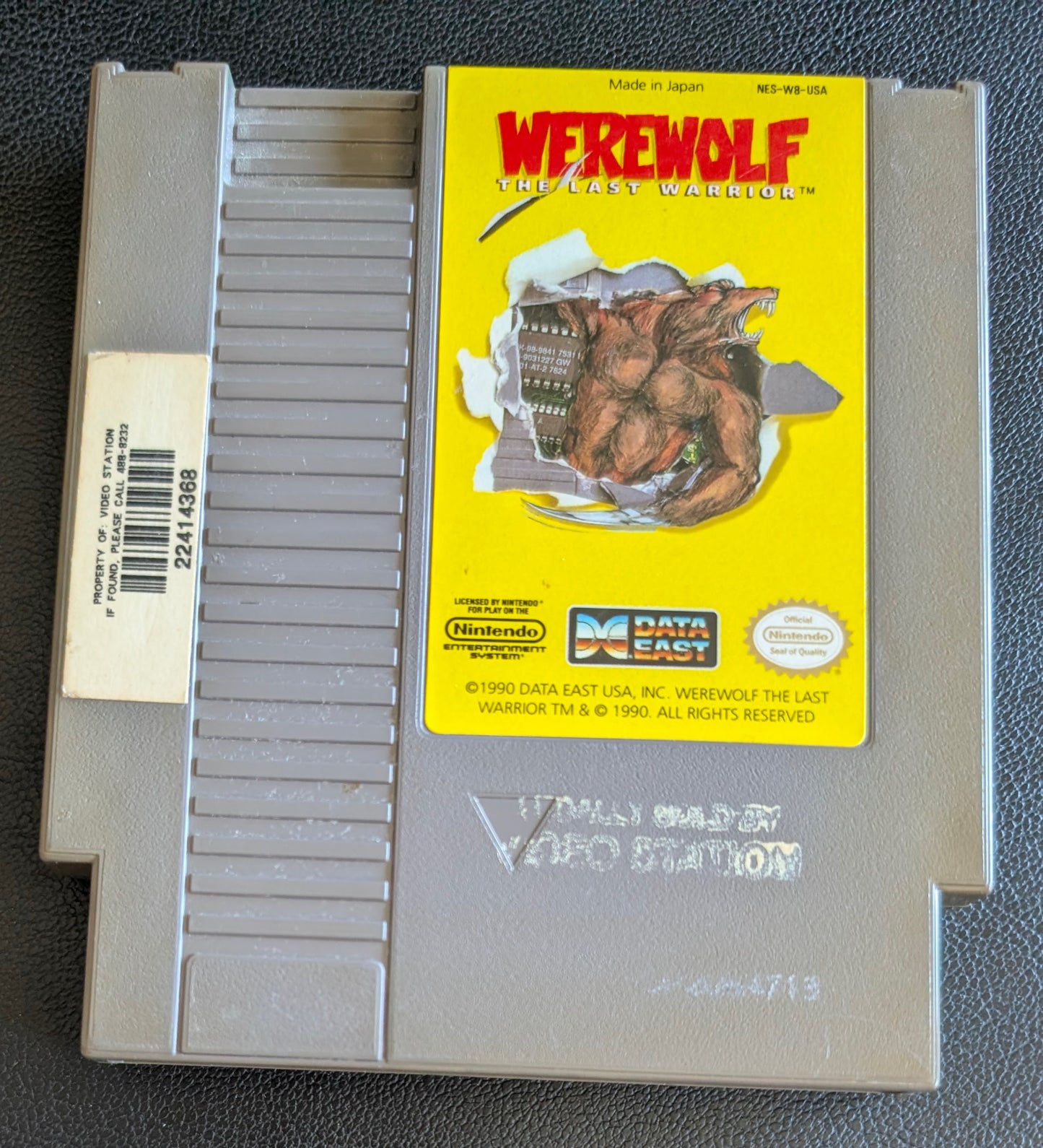 Werewolf: The Last Warrior (1990) - Nintendo NES | Authentic | Cleaned & Tested + Protection Sleeve