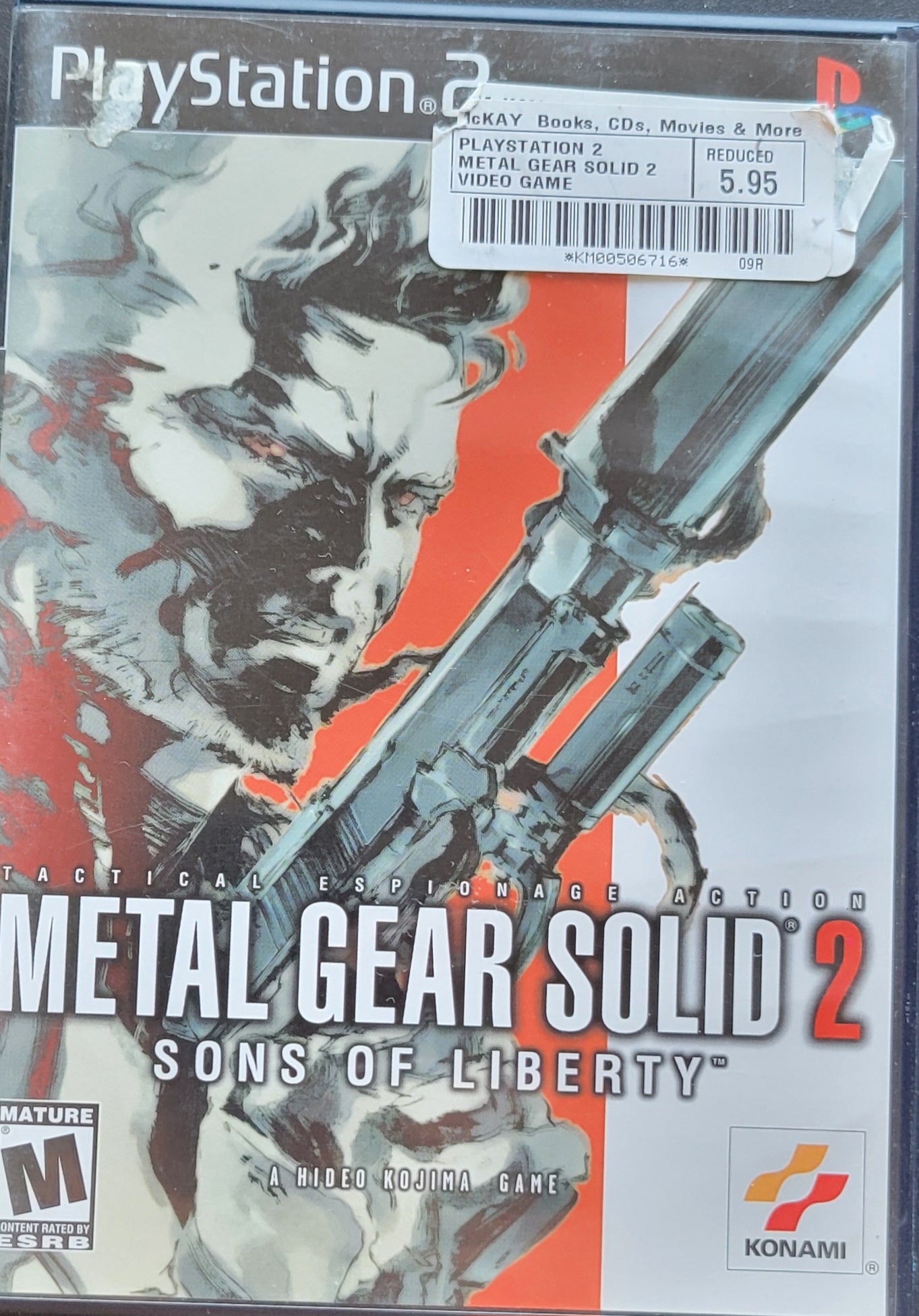 Metal Gear Solid 2: Sons Of Liberty - Sony PlayStation 2 PS2 CIB Pre-Owned Great Shape! Tested & Working