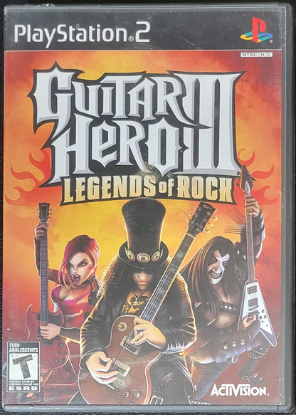 Guitar Hero 3: Legends Of Rock - Sony PlayStation 2 PS2 (CIB) Pre-Owned Tested & Working Great Shape!