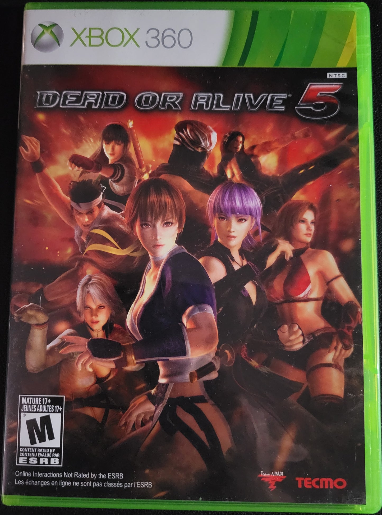 Dead Or Alive 5 - Microsoft XBOX 360 - CIB CLEAN DISC Pre-Owned Great Shape Tested & Working