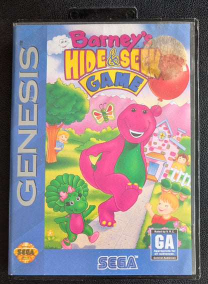 Barney's Hide & Seek Game - CIB (Sega Genesis) | 1993 | Action / Kids