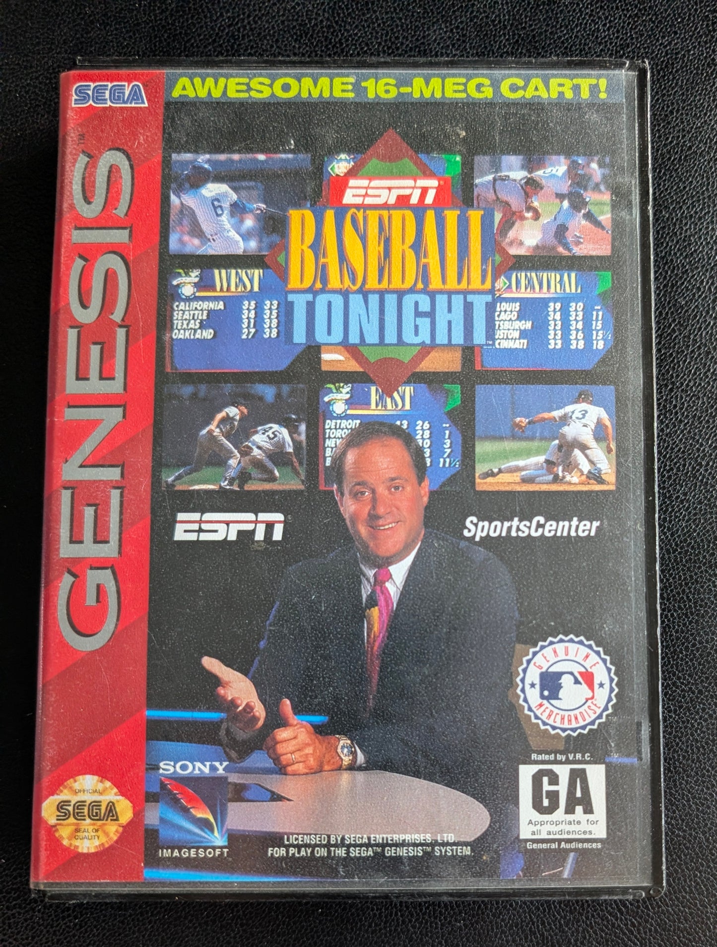 ESPN Baseball Tonight - Boxed (Sega Genesis) | 1994 | Sports / Baseball