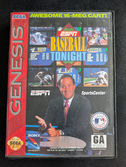 ESPN Baseball Tonight - Boxed (Sega Genesis) | 1994 | Sports / Baseball