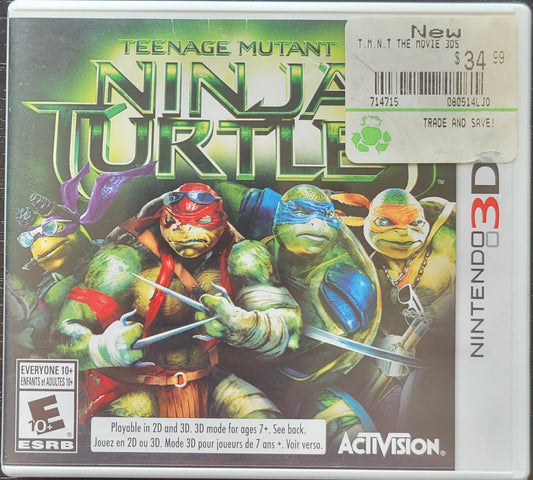 Teenage Mutant Ninja Turtles: TMNT The Movie  - Nintendo 3DS 2007 - Handheld Console NTSC Cartridge Only Tested & Working