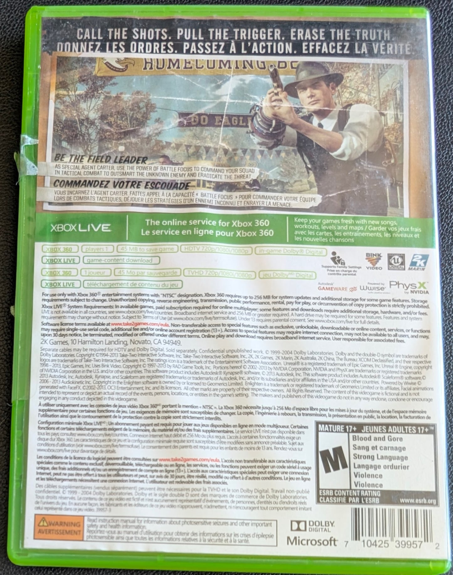 The Bureau: XCOM Declassified (2013) - CIB Xbox 360 | RE-Sealed