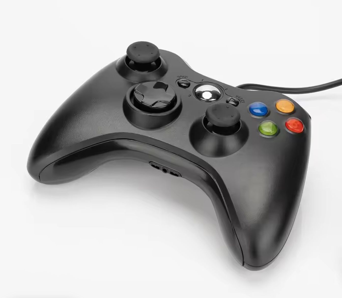 Microsoft Xbox 360 Controller | Multiple Colors | OEM Replacement Gamepad | Wired + Wireless