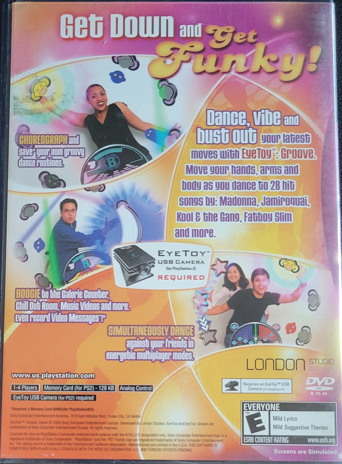 Eye Toy Groove – Sony PlayStation 2 PS2 (CIB) – Tested – Re-Sealed (2004)