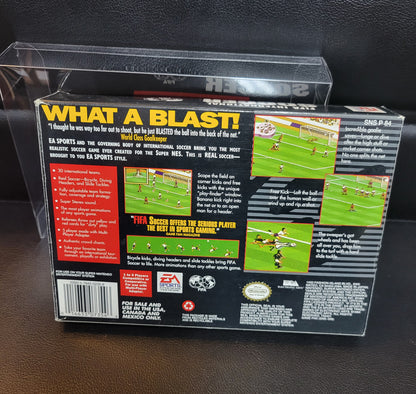 FIFA International Soccer (SNES) - Super Nintendo Ent. IMMACULATE Condition FACTORY PLASTIC - (CIB)