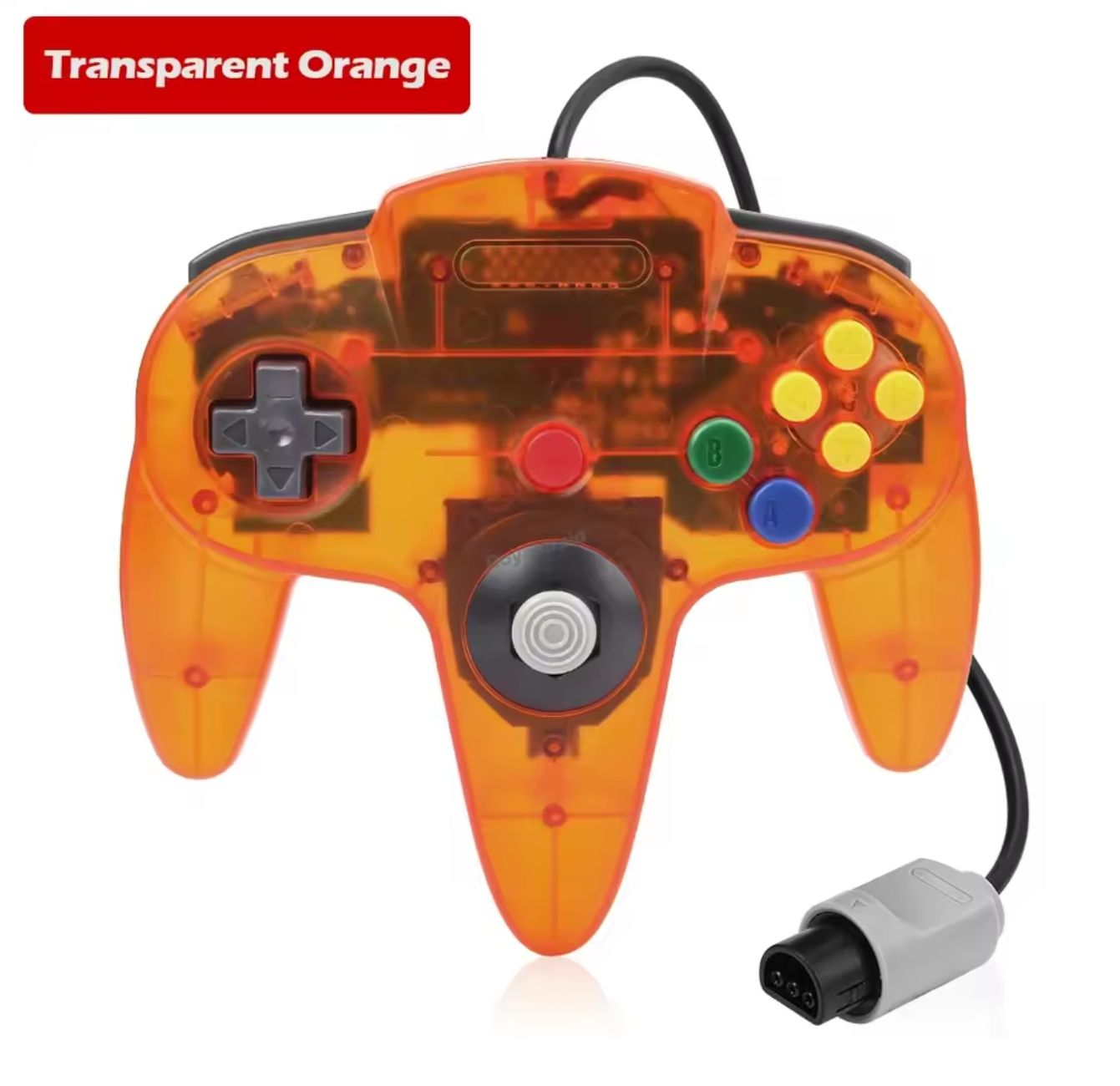 Nintendo 64 (N64) Wired Controller | Translucent Colors | Replacement Gamepad | Brand New