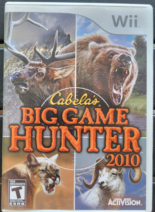 Cabela's Big Game Hunter 2010 - Nintendo Wii CIB Pre-Owned Great Shape Tested & Working