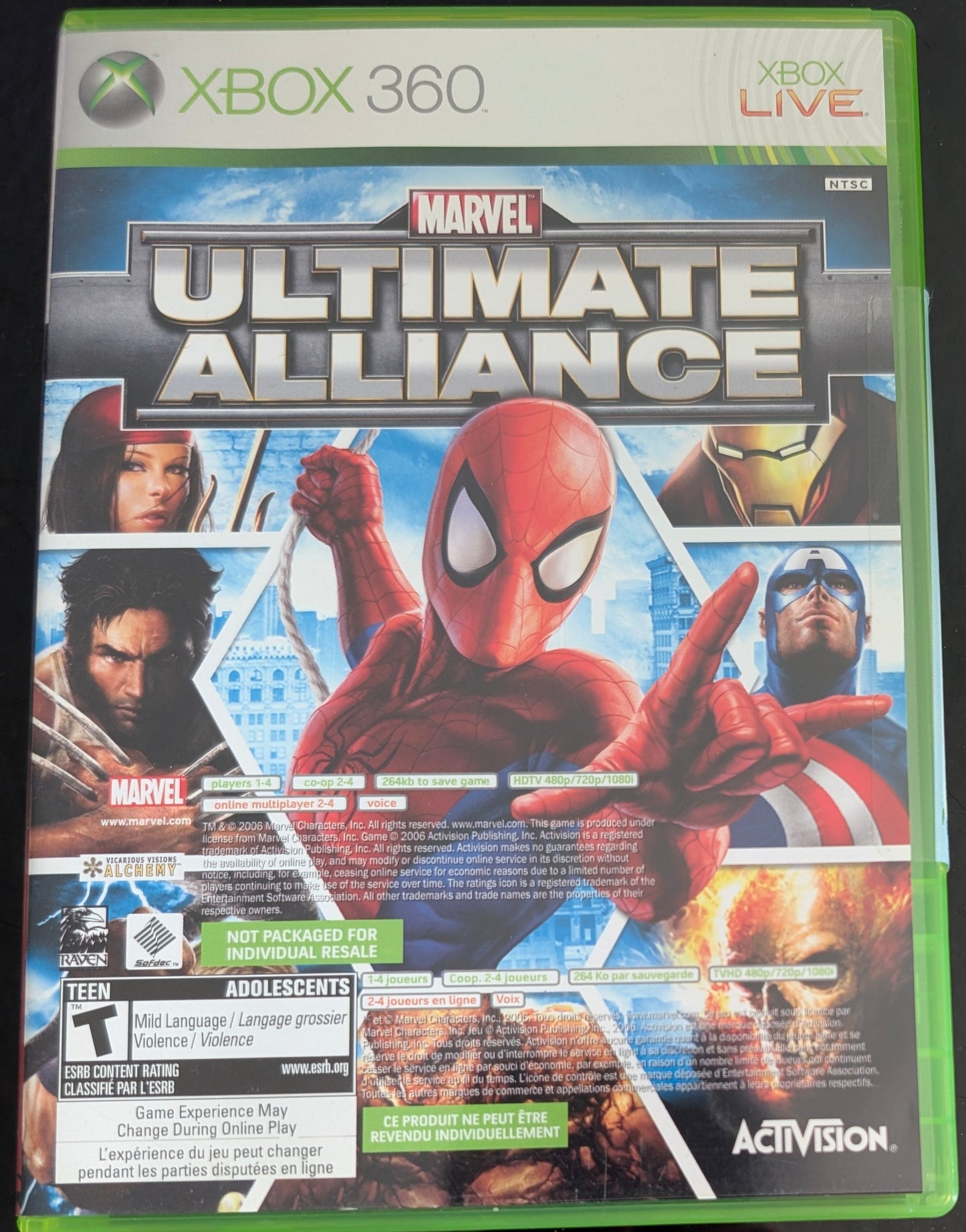 Marvel: Ultimate Alliance/Forza 2 - (CIB) - Microsoft XBOX 360 | FACTORY SEALED