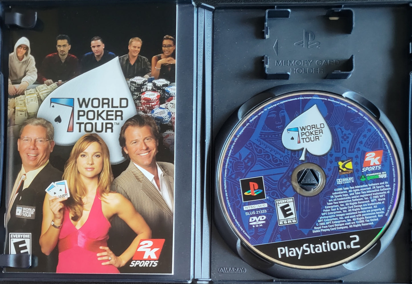 World Poker Tour – Sony PlayStation 2 PS2 (CIB) – Tested – Re-Sealed (2005)