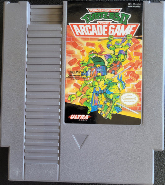 TMNT Teenage Mutant Ninja Turtles 2: The Arcade Game - NES (1990 Nintendo Entertainment System) GREAT SHAPE