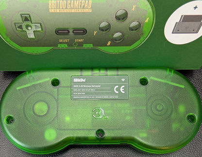 8BitDo SN30 Wireless Gamepad for Original SNES (Super Nintendo) | Multiple Colors | Wireless Controller | Includes Receiver