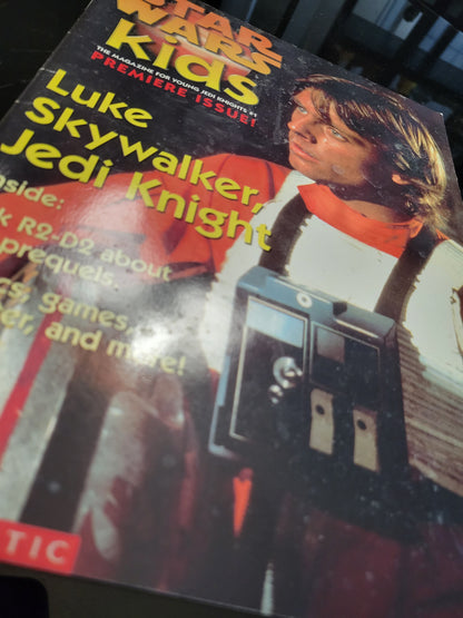 Vintage STAR WARS: Kids PREMIER ISSUE Scholastic 1990s Magazine