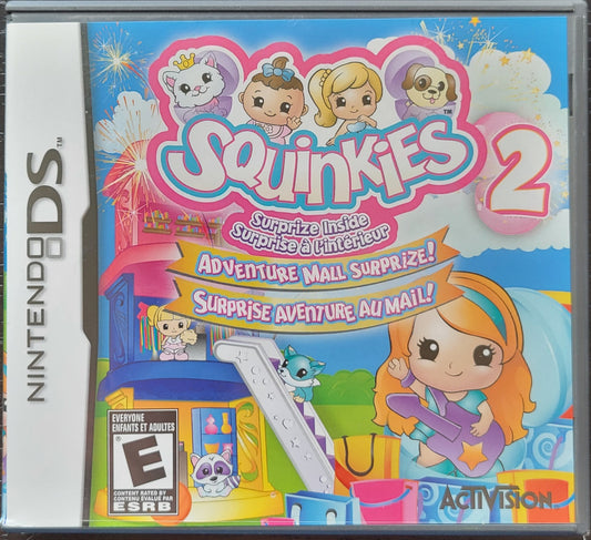 Squinkies 2: Adventure Mall Surprise - Nintendo DS 2008 - Handheld Console NTSC Cartridge Only Tested & Working