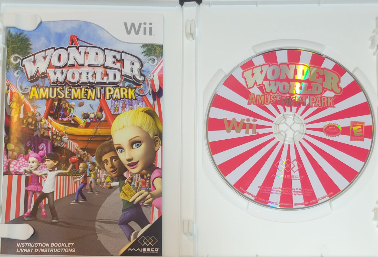 Wonder World Amusement Park – Nintendo Wii – CIB – RE-SEALED – Clean Disc