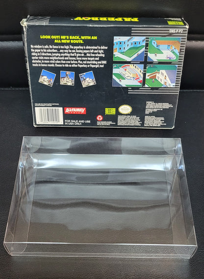 Authentic 1991 PAPERBOY 2 SNES Cartridge (Super Nintendo Ent. System) CIB Complete In Box + Instructions Immaculate Condition Original Owner