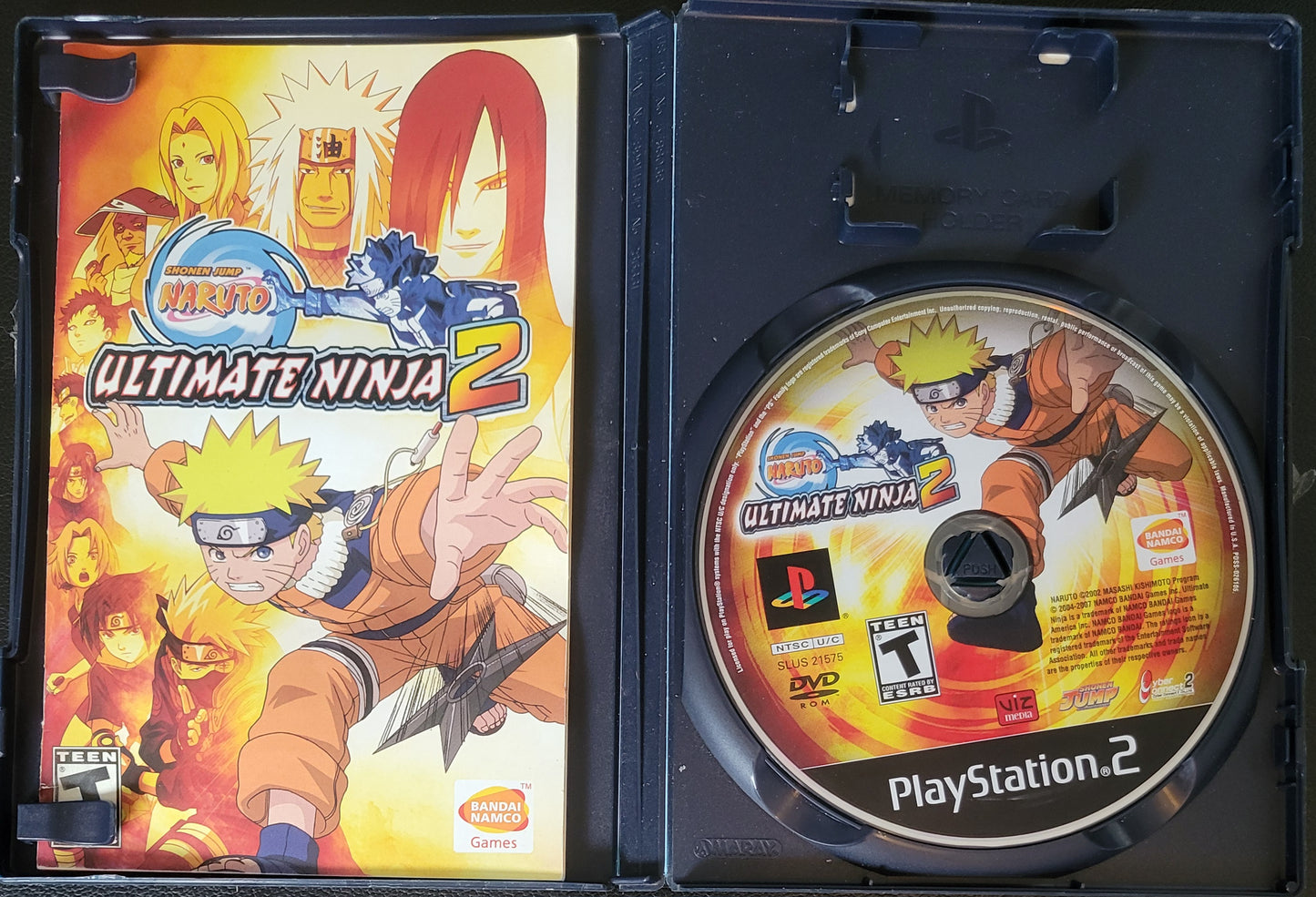 Shonun Jump Naruto: Ultimate Ninja 2 - Sony PlayStation 2 PS2 (CIB) Pre-Owned Tested & Working Great Shape!