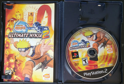 Shonun Jump Naruto: Ultimate Ninja 2 - Sony PlayStation 2 PS2 (CIB) Pre-Owned Tested & Working Great Shape!
