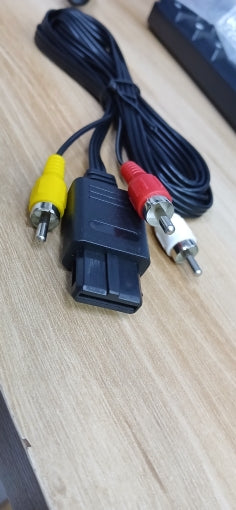 Nintendo SNES N64 GameCube AV Cable (Aftermarket) | 3-Prong Composite Cable | Replacement