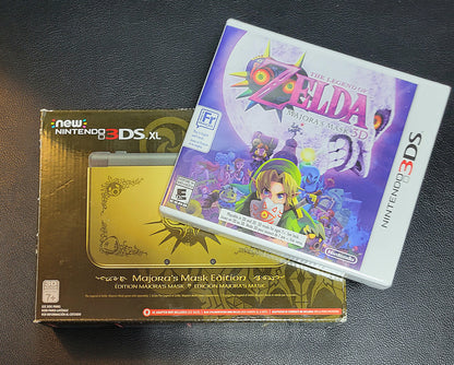 ZELDA Majora's Mask Edition 3DS XL FACTORY CIB Open Box Condition!