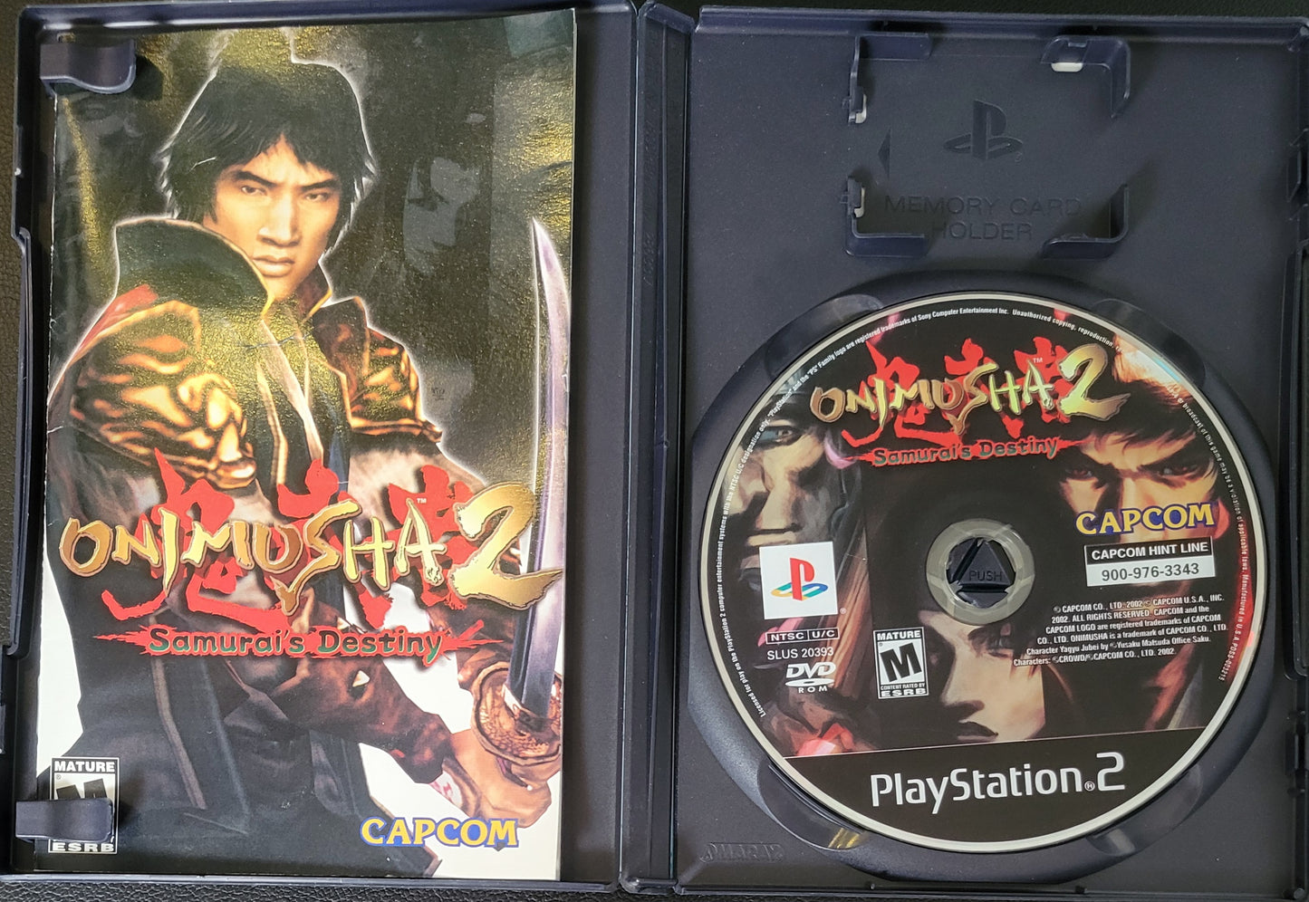 Onimusha 2: Samurai's Destiny - Sony PlayStation 2 PS2 (CIB) Pre-Owned Tested & Working Like New!