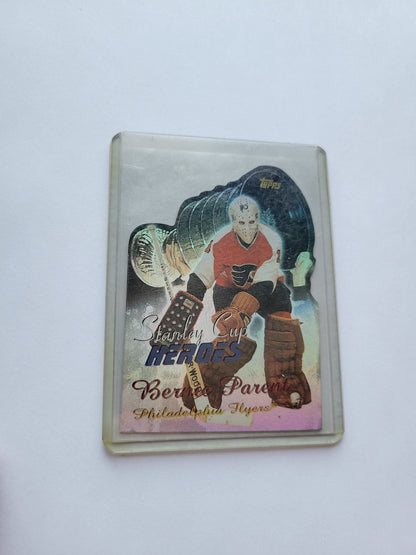 2000 Bernie Parent Topps Stanley Cup Playoff Heros Philadelphia Flyers SCH-BP Great Price On A Desirable Goalie Card Soft + Top Loader Incl