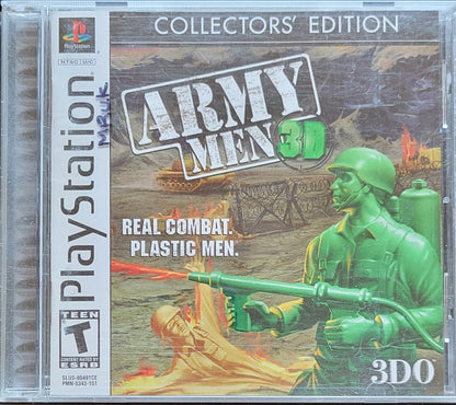 Authentic Army Men 3D COLLECTOR'S EDITION - Sony PlayStation 1 PS1 Complete in Box (CIB) - Great Condition