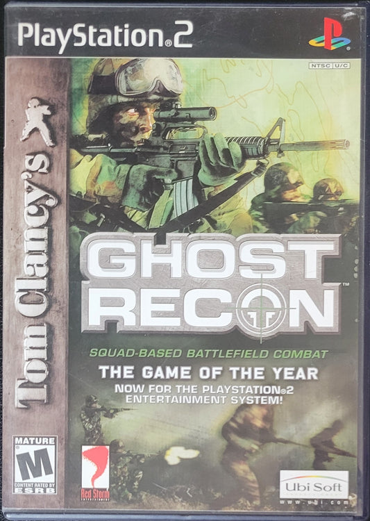Tom Clancy's Ghost Recon - Sony PlayStation 2 PS2 (CIB) Pre-Owned Tested & Working Great Shape!