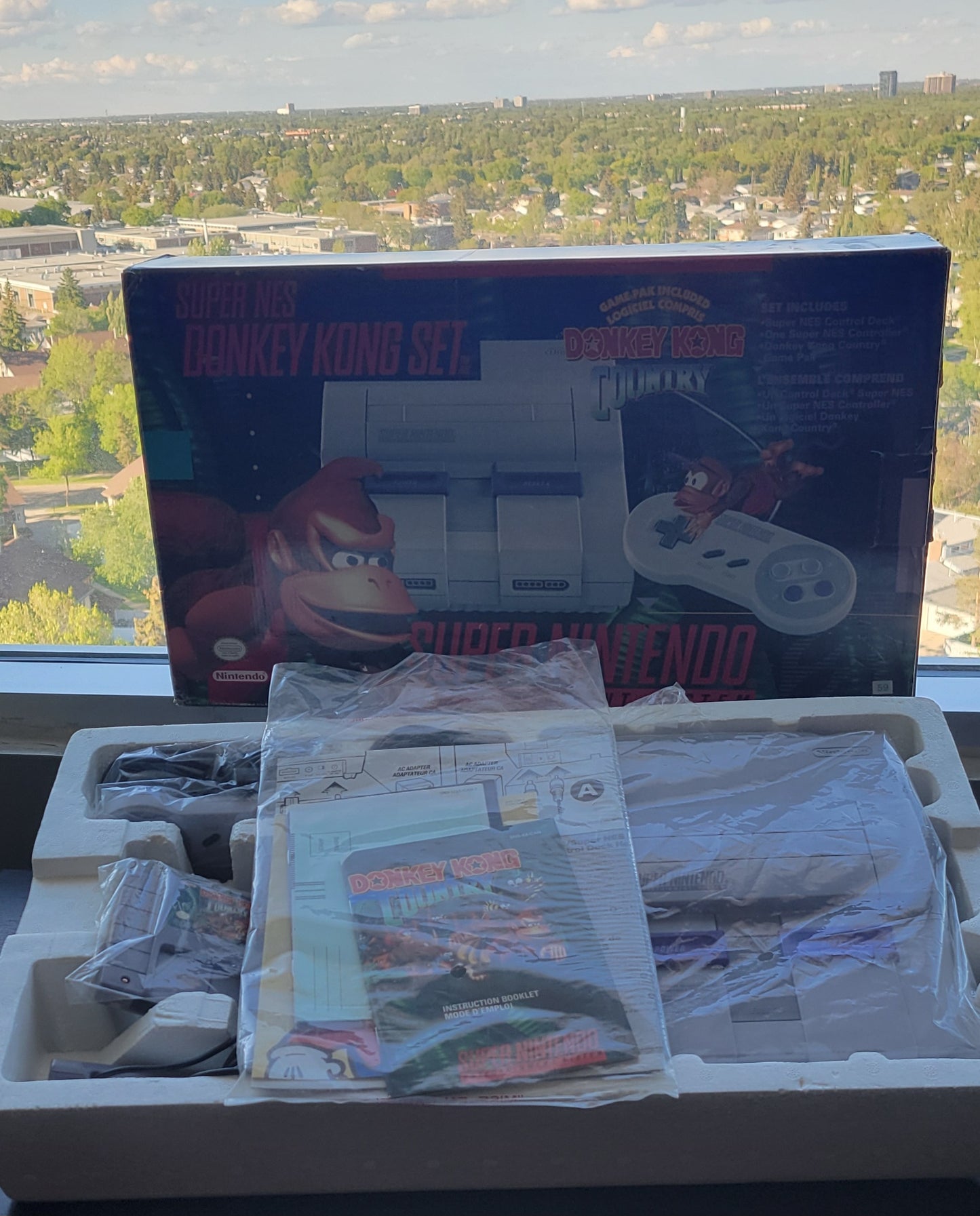 SNES Donkey Kong Country DKC Edition (Early Release) Super Nintendo Ent. System ● OPEN BOX! ● ALL INSERTS ● FACTORY PLASTIC ● IMMACULATE CONDITION