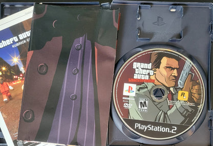 GTA Grand Theft Auto: Liberty City Stories + Poster - Sony PlayStation 2 PS2 (CIB) Pre-Owned Tested & Working Great Shape!