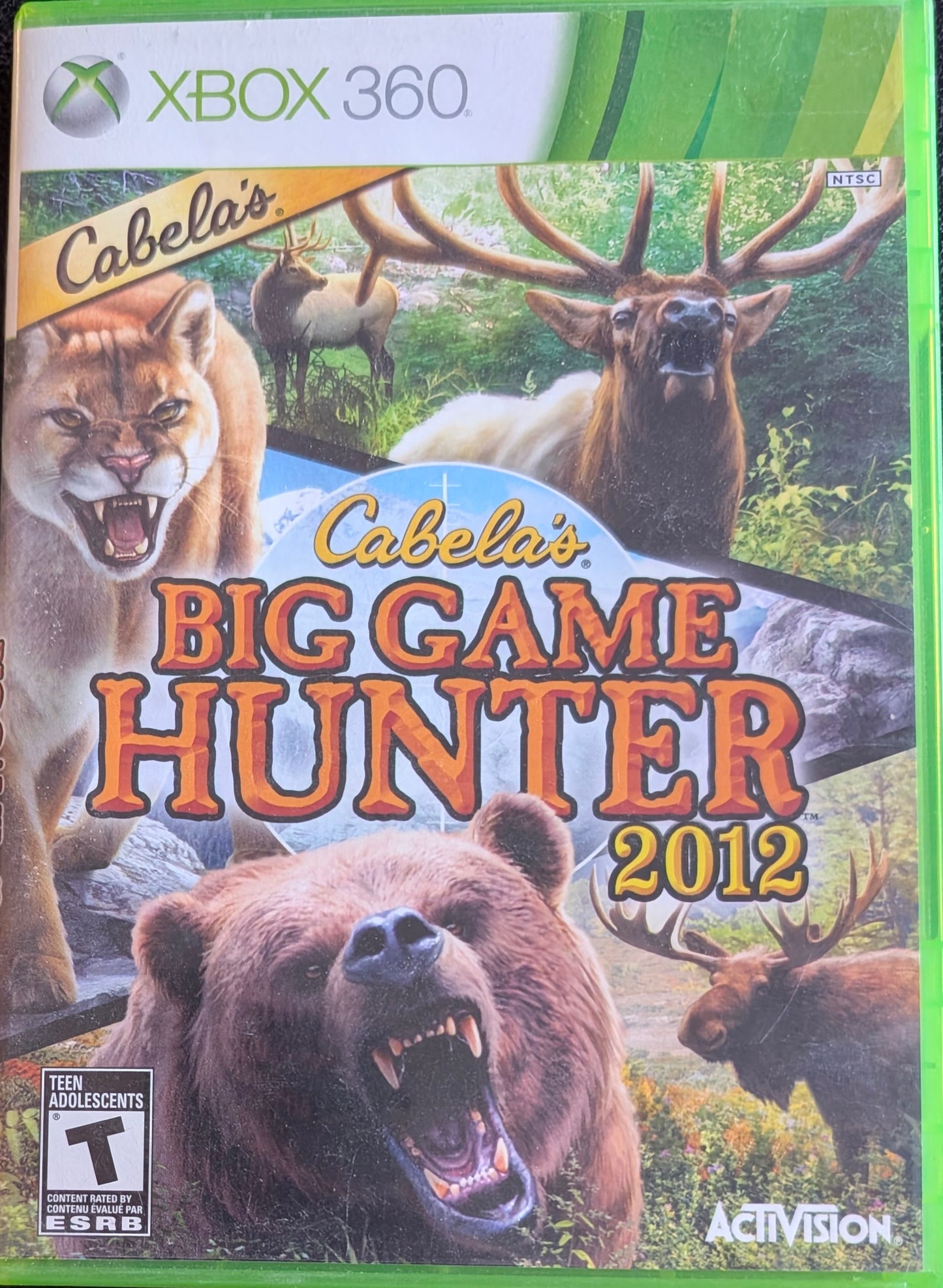 Cabela's Big Game Hunter 2012 – 2011 Microsoft Xbox 360 CIB – RE-Sealed – Excellent