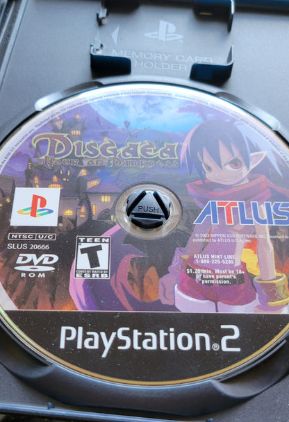 RARE DISGAEA: Hour Of Darkness - Sony PlayStation 2 2003 PS2 CIB Pre-Owned Great Shape! Tested & Working